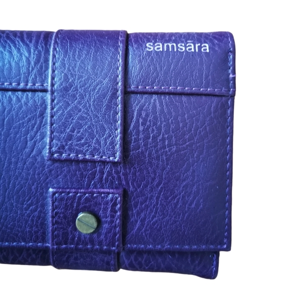 Samsara Vegan Leather Wallet - Picture 1 of 11